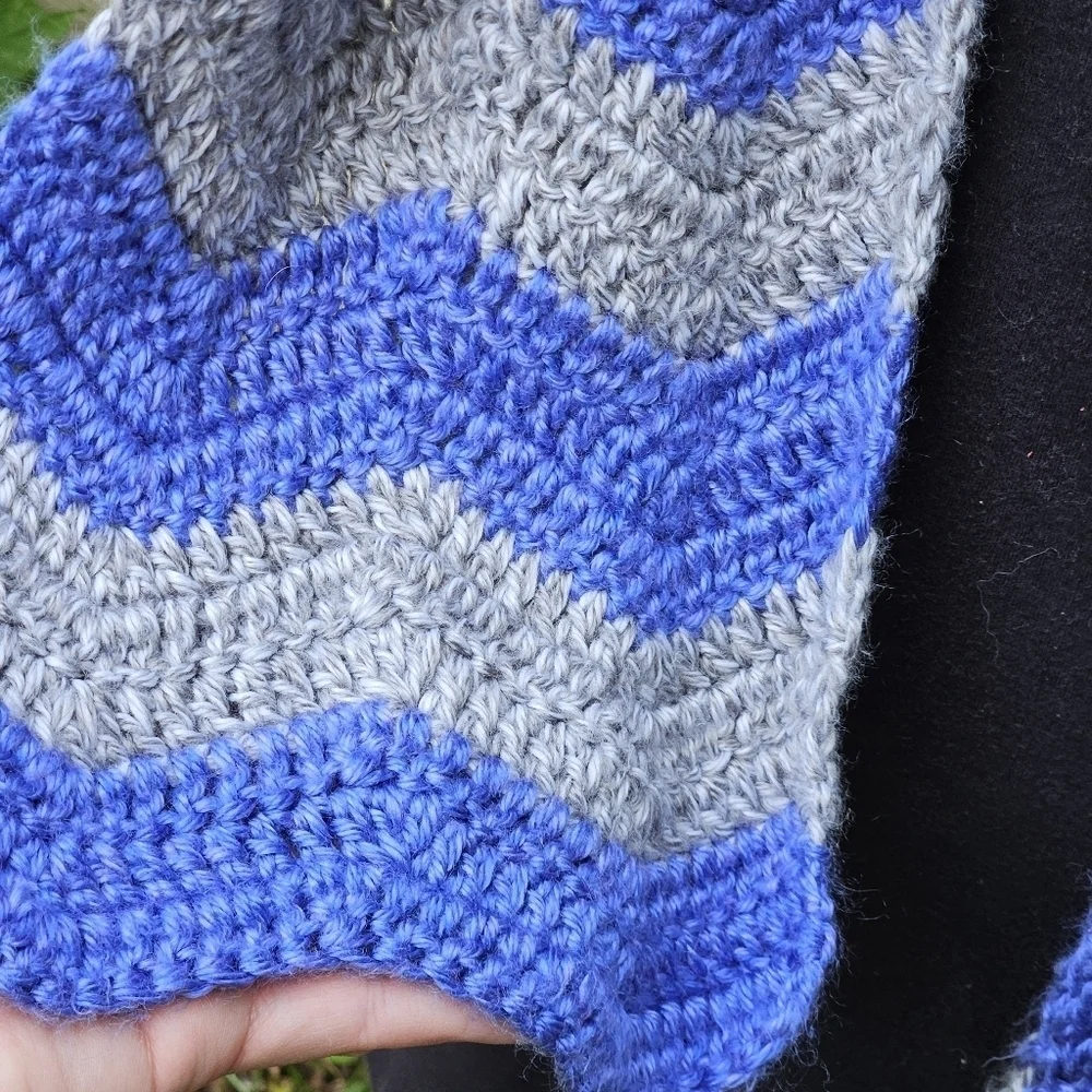 Handmade long knit